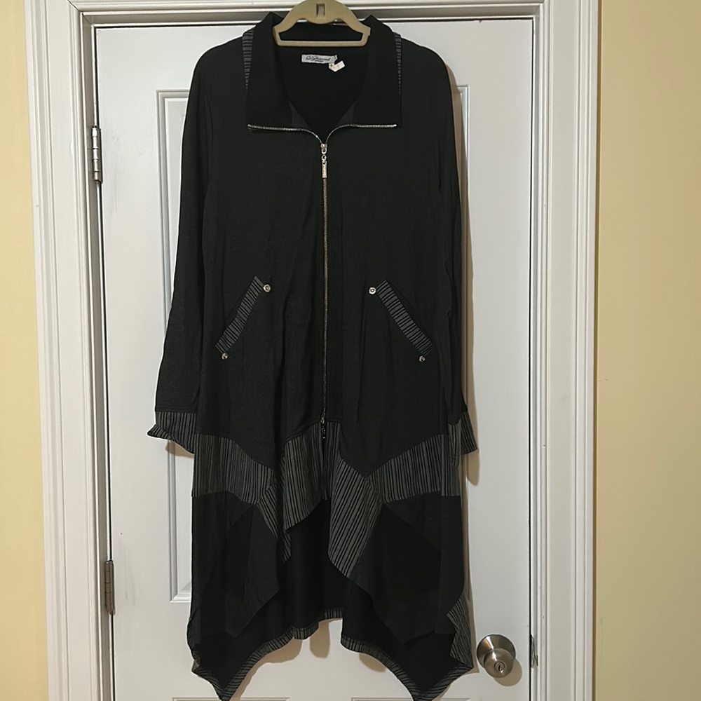 GORGEOUS EUC Dzhavael Couture Zip Up Dress